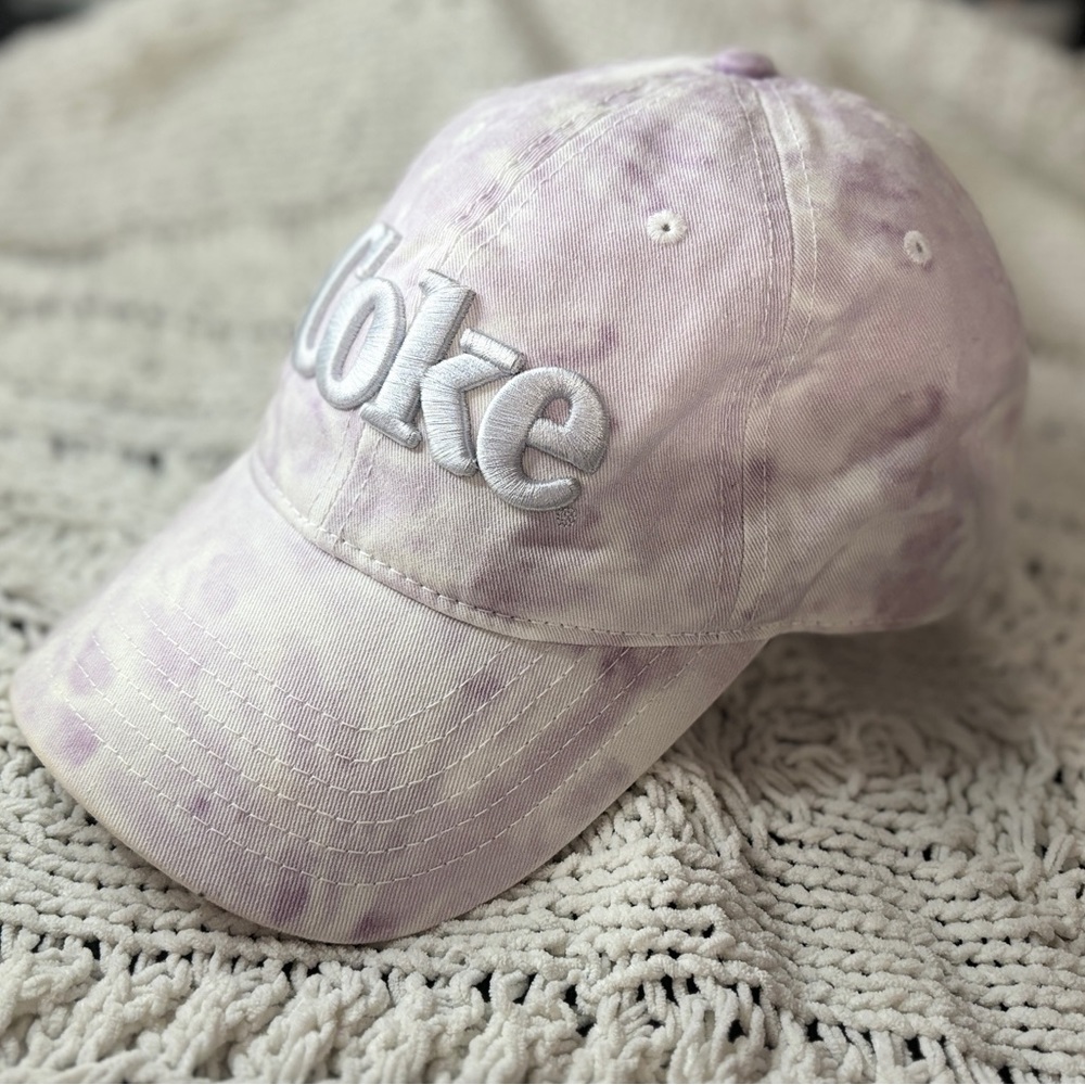 Coke Coca Cola baseball cap purple
